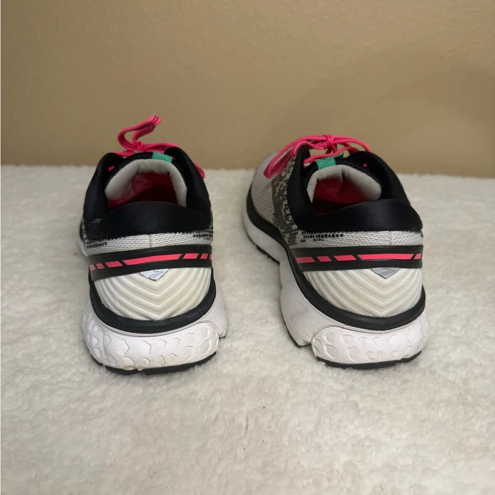 Brooks Women's Athletic Shoes - White, Pink, and Black - Picture 6 of 14